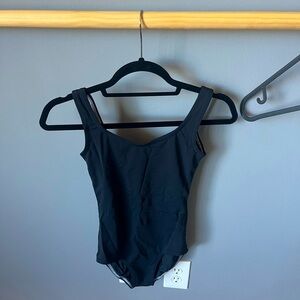 Barreto ballet leotard. Black. Tall small